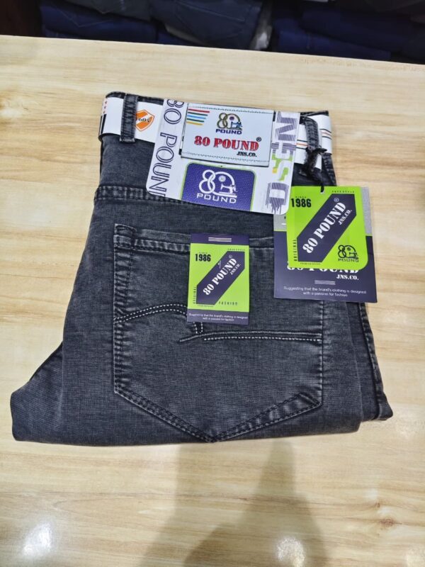 Men’s Premium Black Denim Jeans – Stretchable Slim Fit