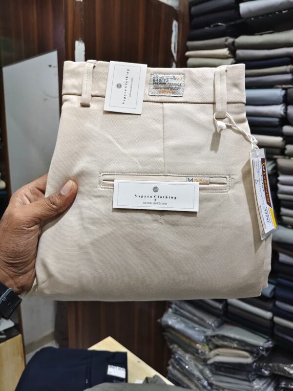 Men’s Off-White Premium Trouser – Classic Fit Formal Wear